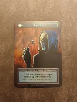 Mortality (Foil) - Sorcery: Contested Realm Alpha - Image 1