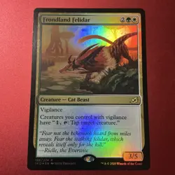 1x Foil Frondland Felidar (186) Ikoria Lair of Behemoths LP MTG Magic x1 MKE - Image 1