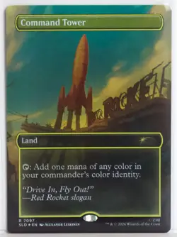 Command Tower (7097) [New, Near Mint] *Rainbow Foil* {Fallout SLD} - Image 1