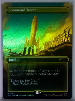 Command Tower (7097) [New, Near Mint] *Rainbow Foil* {Fallout SLD} - Image 2