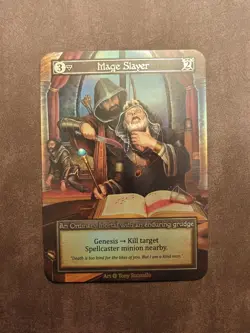 Mage Slayer (Foil) - Sorcery: Contested Realm Alpha - Image 1