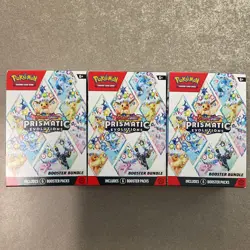 3x Pokemon TCG Prismatic Evolutions Booster Bundle From Sam’s Club - Image 1