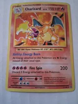 2016 Pokemon TCG Charzard 11/008 XY Evolutions EN Holo Rare LP EX 🐉☄ - Image 3