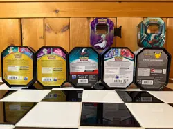 Lot of 10x Pokemon TCG Small Hexagon Tins EMPTY Darkrai Gardevoir Salamence 25th - Image 5