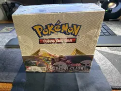 Pokemon TCG Sword Shield Rebel Clash Booster Box BRAND NEW FACTORY SEALED - Image 1