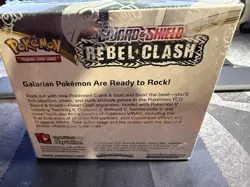 Pokemon TCG Sword Shield Rebel Clash Booster Box BRAND NEW FACTORY SEALED - Image 2