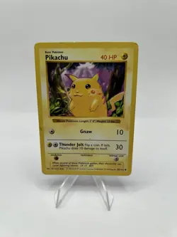 Pokemon TCG Pikachu RED Cheeks Base Set Shadowless 58/102 - MP - Image 1