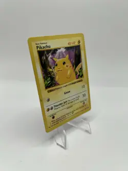 Pokemon TCG Pikachu RED Cheeks Base Set Shadowless 58/102 - MP - Image 3
