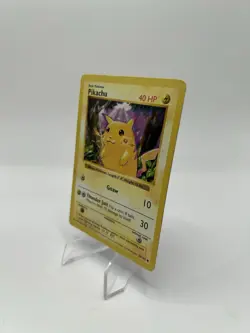 Pokemon TCG Pikachu RED Cheeks Base Set Shadowless 58/102 - MP - Image 4