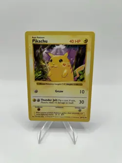 Pokemon TCG Pikachu RED Cheeks Base Set Shadowless 58/102 - MP - Image 1