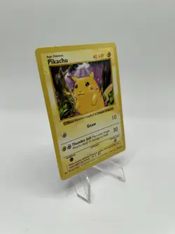Pokemon TCG Pikachu RED Cheeks Base Set Shadowless 58/102 - MP - Image 3