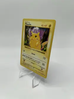 Pokemon TCG Pikachu RED Cheeks Base Set Shadowless 58/102 - MP - Image 4