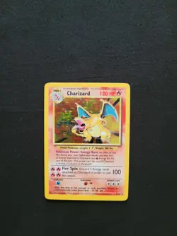 1999 Pokemon Charizard Base Set Unlimited Holo Rare 4/102 LP/MP+ Look at Pics!💥 - Image 1