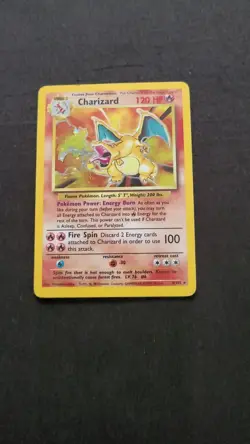 1999 Pokemon Charizard Base Set Unlimited Holo Rare 4/102 LP/MP+ Look at Pics!💥 - Image 2