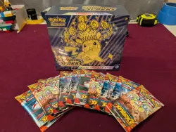Pokemon TCG Scarlet & Violet Surging Sparks Elite Trainer Box ETB + 10 Pack Lot - Image 1