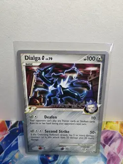 Dialga G 7/127 2010 World Championship Rare Pokemon Card LP - Image 1