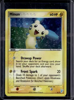 2006 Pokemon EX Trainer Kit 2 Minun #6/12 - Image 1