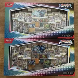 2pcs Pokemon Prismatic Lucario Tyranitar ex Premium Collection Sam's Club SEALED - Image 1