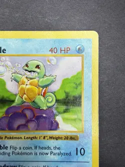 Pokemon 1st Edition Squirtle 1999 Base Set 63/102 WOTC HP/DMG - Image 3