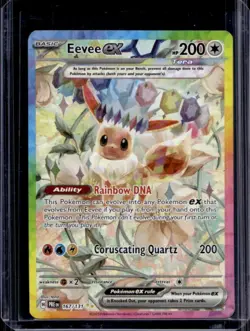 2025 Pokemon Prismatic Evolutions Eevee ex #167/131 - Image 1