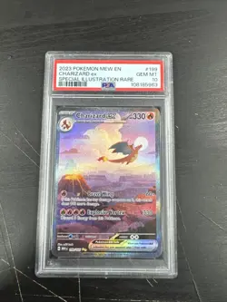 Pokemon Scarlet & Violet Charizard EX Sir 199/165 Holo PSA 10 - Image 1
