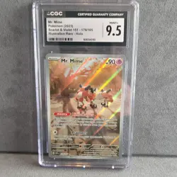 Pokemon Mr. Mime Scarlet & Violet 151 179/165 CGC 9.5 English 2023 Holo - Image 1