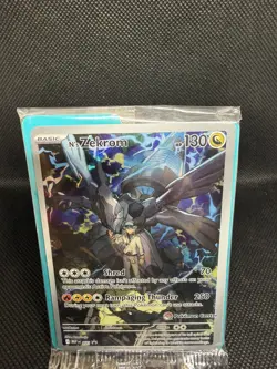 N's Zekrom 031 Ascended Heroes ETB Promo Pokemon Center Stamp - SEALED IN HAND - Image 3