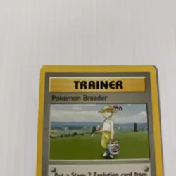 Pokemon TCG Pokemon Breeder Base Set 2 105/130 Unlimited LP - Image 3