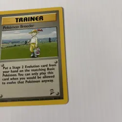 Pokemon TCG Pokemon Breeder Base Set 2 105/130 Unlimited LP - Image 5