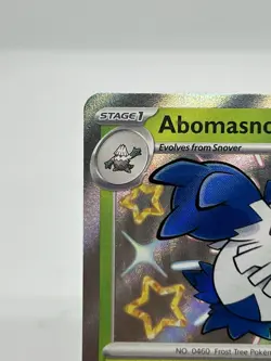 Pokemon TCG Abomasnow 101/091 Paldean Fates Shiny Rare NM - Image 2