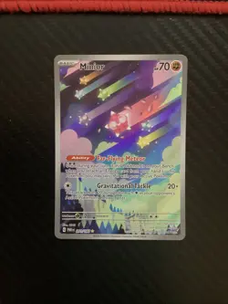 2023 Pokemon Minior 201/182 Full Art Holo Illustration Rare - NM - Image 1