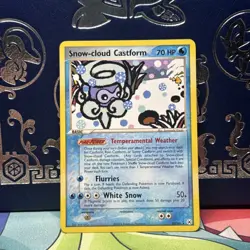 Snow-cloud Castform Rare Hidden Legends 25/101 Pokemon NM - Image 1