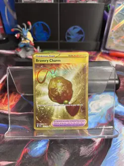Bravery Charm 175/142 Sv07: Stellar Crown POKEMON TCG HYPER RARE - Image 1
