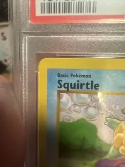 Squirtle *RARE* 1st Edition 1995 Pokemon. PSA Graded With Rare Miscolored Print - Image 5