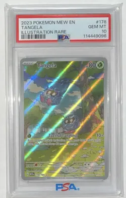 2023 POKEMON MEW EN-151 ILLUSTRATION RARE #178 TANGELA PSA 10 - Image 1