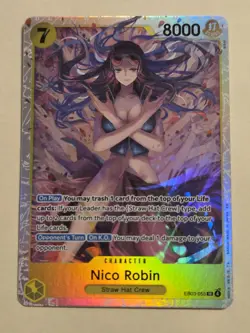 Nico Robin EB03-055 SR Super Rare Extra Booster Heroines One Piece English - Image 1