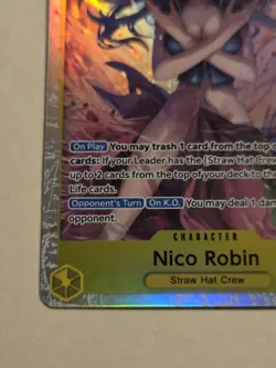 Nico Robin EB03-055 SR Super Rare Extra Booster Heroines One Piece English - Image 4