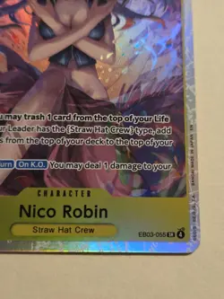 Nico Robin EB03-055 SR Super Rare Extra Booster Heroines One Piece English - Image 5