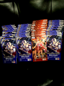 One Piece Lot 🔥 EB-03 Heroines (10) & OP14-EB04 (30) Sleeved Boosters 🔥👀🤩 - Image 1