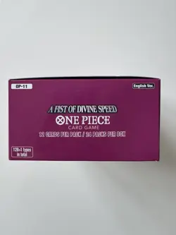 One Piece TCG OP-11 A Fist Of Divine Speed Booster Box English - New Unsealed - Image 3