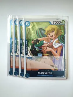 Marguerite EB03-027 x4 PLAYSET Extra Booster: One Piece Heroines Edition Foil - Image 1