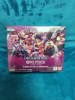 One Piece TCG OP-11 Fist of Divine Speed Booster Box - Factory Sealed Authentic - Image 1