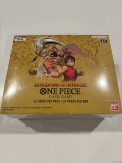 One Piece OP-04 Kingdoms Of Intrigue Booster Box - Sealed - Image 1