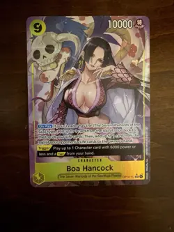 Boa Hancock OP14-112 SR Alt Art The Azure Sea’s Seven English One Piece TCG - Image 1
