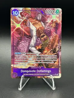 One Piece Donquixote Doflamingo (069) (Alternate Art) The Azure Sea's Seven OP14 - Image 1