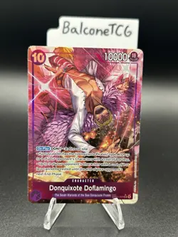 One Piece Donquixote Doflamingo (069) (Alternate Art) The Azure Sea's Seven OP14 - Image 2