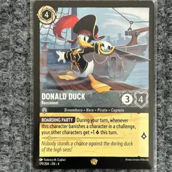 Disney Lorcana Ursula's Return Donald Duck Buccaneer 179/204 Legendary NM/Mint - Image 1