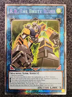 Yugioh R.B. The Brute Blues DUAD-EN094 Starlight Rare 1st Edition NM - Image 1