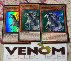 3x (M/NM) - *EURO* Valkyrie Erste - SHVA-EN003 - Super Rare 1st Edition YuGiOh - Image 1