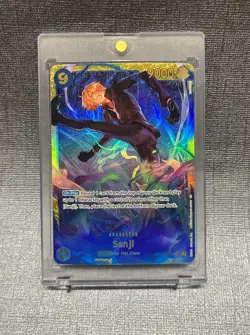 Bandai Sanji OP06-119 Wings of the Captain Secret Rare Full Art Foil NM - Image 1